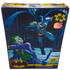 DC Batman 3D Puzzle – 300-Piece Interactive Puzzle for Kids | Prime 3D