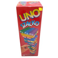 UNO Stacko Block Game - Colorful Stacking Fun for Kids and Families