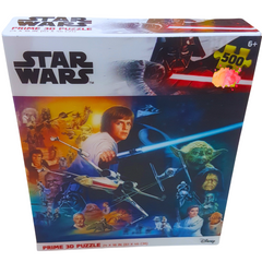 Star Wars 3D Puzzle – 500-Piece Interactive Puzzle for Kids | Prime 3D