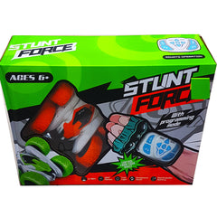 Ultra-Dynamic Stunt Car with 360° Rotation - Ideal Gift for Boys Up to 10 Years - Advanced Remote Control, Cool LED Lights, High-Performance Rechargeable Battery - New Arrival