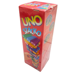 UNO Stacko Block Game - Colorful Stacking Fun for Kids and Families