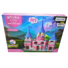 DIY Dream Castle Building Blocks Set | 286 Pieces | Creative Play Toy for Girls 6+ | New Arrival in Pakistan
