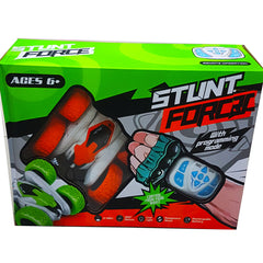 Ultra-Dynamic Stunt Car with 360° Rotation - Ideal Gift for Boys Up to 10 Years - Advanced Remote Control, Cool LED Lights, High-Performance Rechargeable Battery - New Arrival