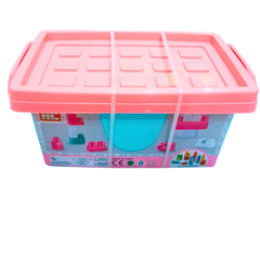 🧱 Building Blocks Set with Storage Box – 20-Piece Construction Bricks for Kids Ages 3+ | Early Learning Toy for Creativity & Fine Motor Skills