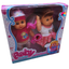 Baby New Style Twin Dolls Set - Interactive Musical Dolls with Accessories for Kids (Ages 3+)