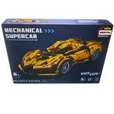 Mechanical Supercar Building Set | 422 Pieces | DIY Engineering Car Model for Kids 6+ | New Arrival in Pakistan