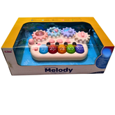 🎹 Melody Hedgehog Piano Toy for Toddlers – Baby Musical Activity Toy with Gears, Numbers & Lights | Early Learning Piano for 12+ Months