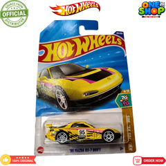 Hot Wheels ’95 Mazda RX-7 Drift Die-Cast Sports Car – JDM Racing Toy for Kids & Collectors