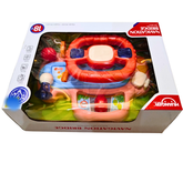 π Huanger Baby Steering Wheel Toy β Navigation Bridge Driving Simulator with Lights, Sounds & Gear Shift | Educational Toy for 18+ Months
