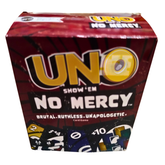 UNO No Mercy Card Game – Extreme Rules Edition for Teens & Families | Brutal +10 Cards, Strategy & Fast-Paced Fun
