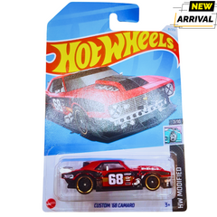 Hot Wheels Custom '68 Camaro – HW Modified Series 2024 | Racing Muscle Car with #68 Graphics | Collector 81/250