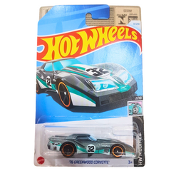 Hot Wheels ’76 Greenwood Corvette – Die-Cast Racing Sports Car for Kids & Collectors (HW Mod Squad Series)