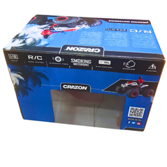 CraZon 1:16 Scale RC Stunt Motorbike – High-Speed Remote Control Quad Bike with Oversized Tires & Realistic Smoke Effect (20KM/H, 2.4GHz Control, Rechargeable)