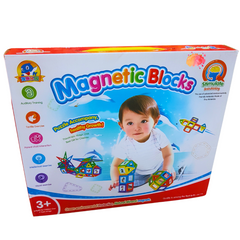 Magnetic Building Blocks for Kids - Creative Educational Toy Set - 3+ Years