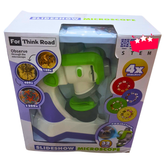 STEM Slideshow Microscope for Kids – 1200x Zoom, 32 Slide Projections, Science Educational Toy with Projection & 4 Slide Discs