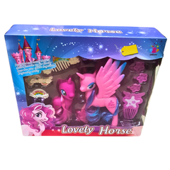 Lovely Horse Playset – Magical Unicorns with Accessories for Kids 3+