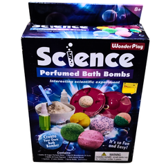 π WonderPlay Science Perfumed Bath Bombs Kit β DIY Bath Bomb Making Set for Kids (8+ Years) | Fun Science & Art Activity