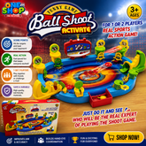Ball Shoot Activate Table Game for Kids – Interactive Basketball Shooting Board Game for 1-2 Players | Fun Family Sports Game for Boys & Girls Age 3+