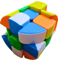 3x3 Cylinder Puzzle Cube – Unique Shape-Shifting Speed Cube | Brain-Boosting Twist & Turn Toy for Kids & Adults