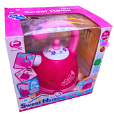 Sweet Home Battery Operated Spray Water Pot - Interactive Play Kitchen Toy for Kids