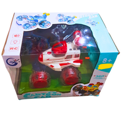 360° Rotating RC Stunt Car – Remote Control Flip Car with LED Lights & Music | High-Speed Rechargeable Off-Road Vehicle for Kids (8+)