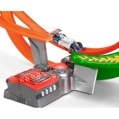 Hot Wheels Power Shift Raceway Track & Loop Set - High-Speed Motorized Cars for Competitive Play