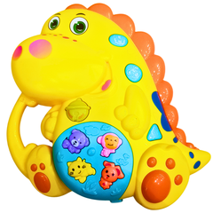 Interactive Musical Dinosaur Toy for Kids – Lights, Sounds, and Animal Buttons (Available in Two Styles)