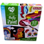 🎨 WonderPlay Fluffy Paint Art Kit – DIY Puffy Texture Painting Set for Kids (6+ Years) | Create 3D Art with Stencils, Cards & Easel