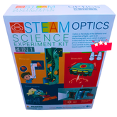 STEAM Science Experiment Kit – 4-in-1 Optics Learning Set | Build Periscope, Binoculars, Projector & Pinhole Imaging | Ages 8+
