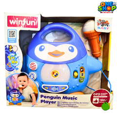 Winfun Penguin Music Player for Toddlers – Interactive Musical Karaoke Toy with Microphone, Lights & Sound Effects