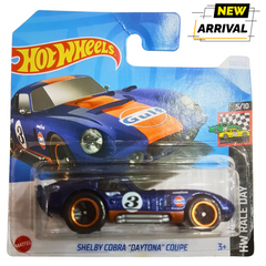 Hot Wheels Shelby Cobra "Daytona" Coupe – HW Race Day Edition Die-Cast Toy Car for Kids and Collectors (3+ Years)
