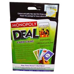 Monopoly Deal Card Game – New Edition for Kids & Families | Fun Fast-Dealing Game, Ages 8+, 2–5 Players, 15-Minute Gameplay
