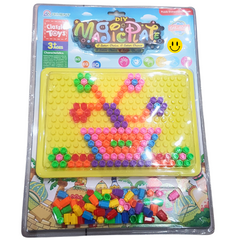 DIY Magic Plate Art Set – Creative Pegboard for Aspiring Young Artists