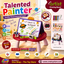 Talented Painter 2-in-1 Kids Drawing Board & Activity Table | Double-Sided Magnetic Art Easel with Painting Accessories | Educational Learning Toy for Boys & Girls