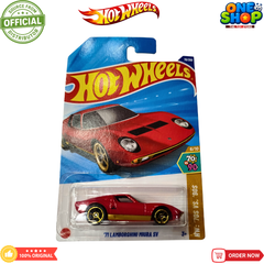 Hot Wheels ’71 Lamborghini Miura SV Die-Cast Car 2025 – Classic Super Sports Car Toy for Kids & Collectors