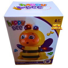 Happy Bee Musical Toy for Kids – Light-Up Dancing Bee with Sound & Multi-Directional Movement | Interactive Toy for Ages 3+