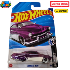 Hot Wheels Hirohata Merc Die-Cast Car – 1:64 Scale Mattel Custom Classic Car | Vintage Lowrider Toy for Kids
