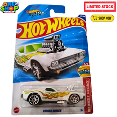 Hot Wheels Rodger Dodger Die-Cast Car – 1:64 Scale Mattel Let’s Race Series Muscle Car Toy for Kids