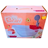 Baby Doll Bathtub Set with Shower & Accessories | Fun Roleplay Toy for Kids 2+