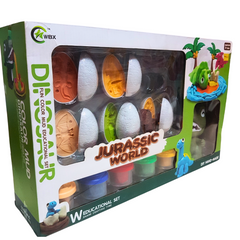 Jurassic World Dinosaur Discovery Clay Set - Educational Crafting Adventure