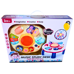 Music Study Desk – Interactive Learning Desk with Lights, Sounds & Multiple Play Modes | For Ages 3 Months+ | Educational & Fun