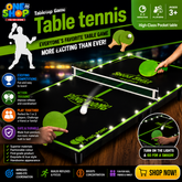 LED Table Tennis Game Set for Kids – Light-Up Mini Ping Pong Tabletop Game with Paddles & Balls | Interactive Family Sports Toy for Boys & Girls Age 6+