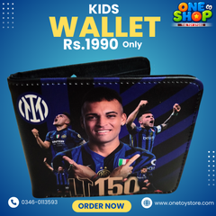 Inter Milan Kids Wallet for Boys | Football Club Wallet | Premium PU Leather Children Wallet – Stylish, Durable & Lightweight (Rs.1990)