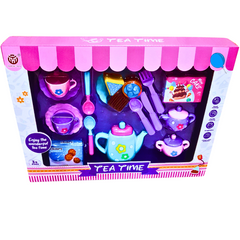 Colorful Tea Time Playset for Kids – Pretend Tea Party Set with Cups, Teapot, and Accessories – Ideal for Ages 3+