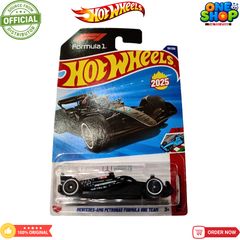 Hot Wheels Mercedes-AMG Petronas Formula One Team Car – 2025 F1 Die-Cast Racing Car for Kids & Collectors