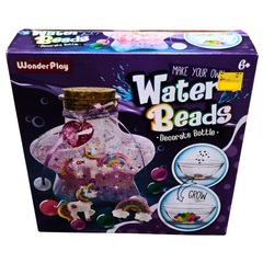 π WonderPlay Water Beads DIY Bottle Decoration Kit β Grow & Design with Beads, Sequins & Charms | Arts & Crafts for Kids (Age 6+)