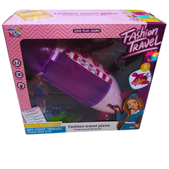 Fashion Travel Plane Playset - Adventure and Learning for Kids (3+ Years)
