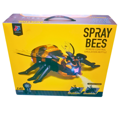 Spray Bees Remote Control Toy – 2.4GHz Wireless Simulation Reptile with Mist Spray & Lights | Fun Action Toy