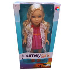 Journey Girls Doll - Blonde Hair, Stylish Pink Outfit for Kids (6+ Years)