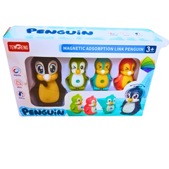 Magnetic Link Penguin Toy Set – Walking Music Penguin Train for Kids | Colorful Animal Figures with Sound & Movement | Age 3+